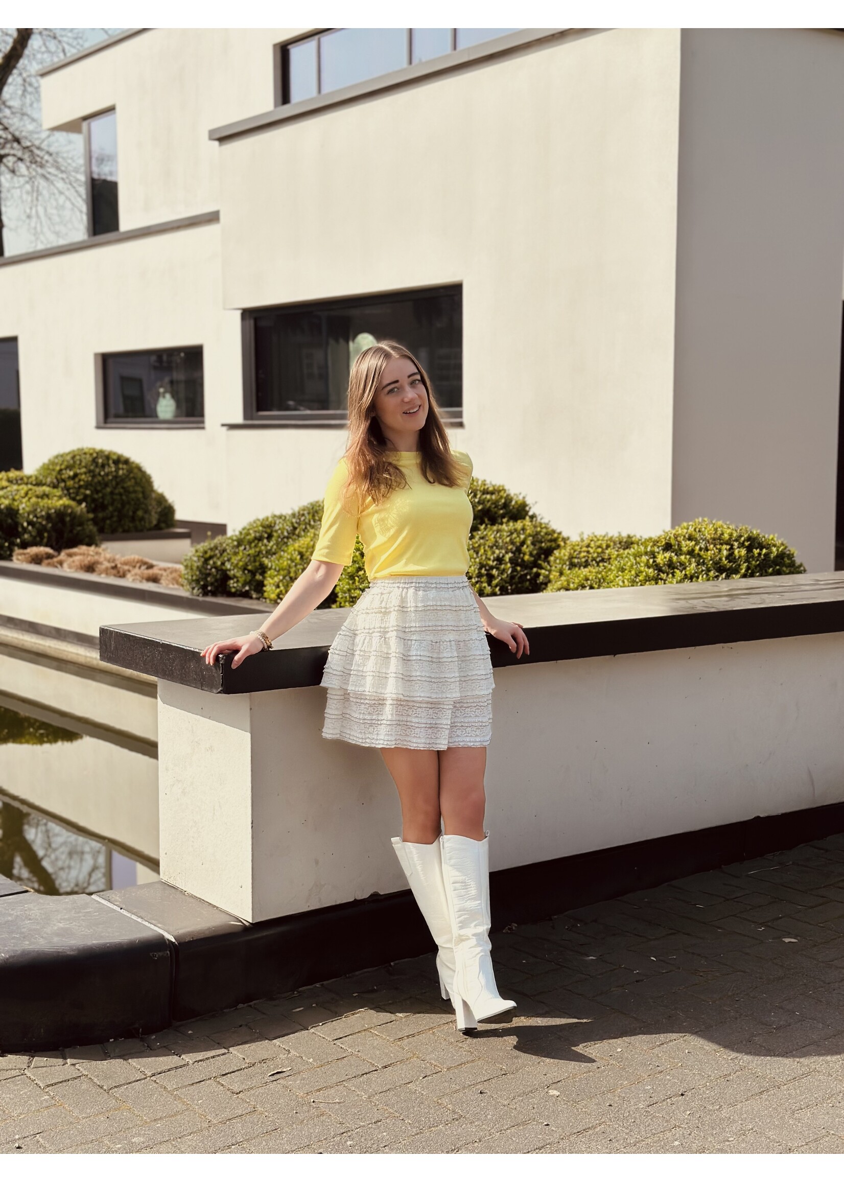 Lizzymarie skirt white