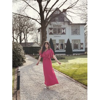 Jeanne long dress pink One Size