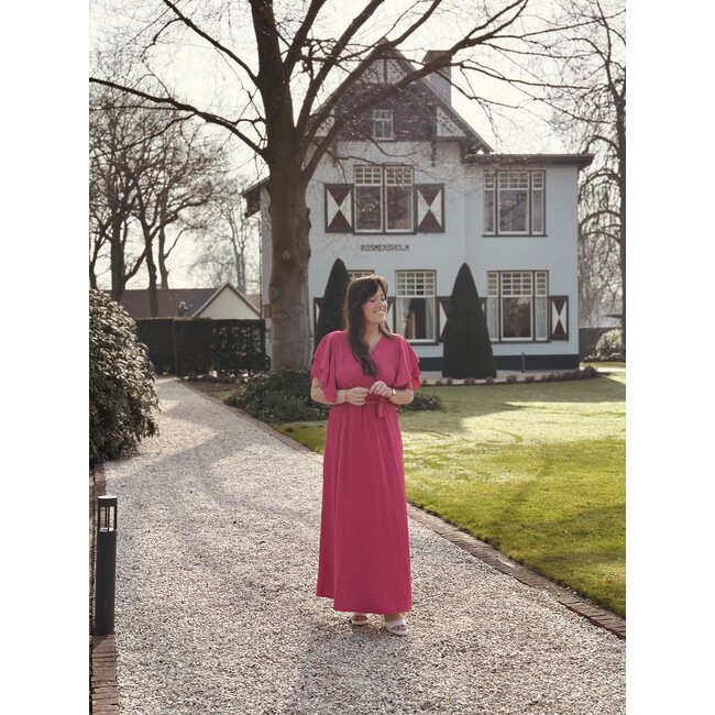 Jeanne long dress pink One Size