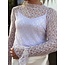 Yelte top broderie purple