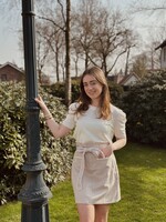 Milamae skirt beige/offwhite detail