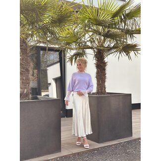 Lucie skirt satin offwhite One Size