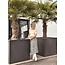 Eve long skirt black/beige print