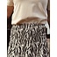 Eve long skirt black/beige print