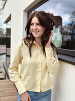 Agnea blouse yellow glitter