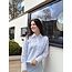 Agnea blouse white glitter
