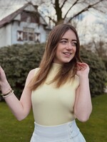 Magriete top yellow One Size