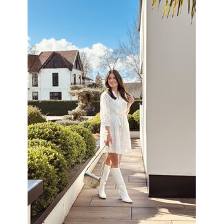 Smashed Lemon Smashed Lemon Livera dress white broderie