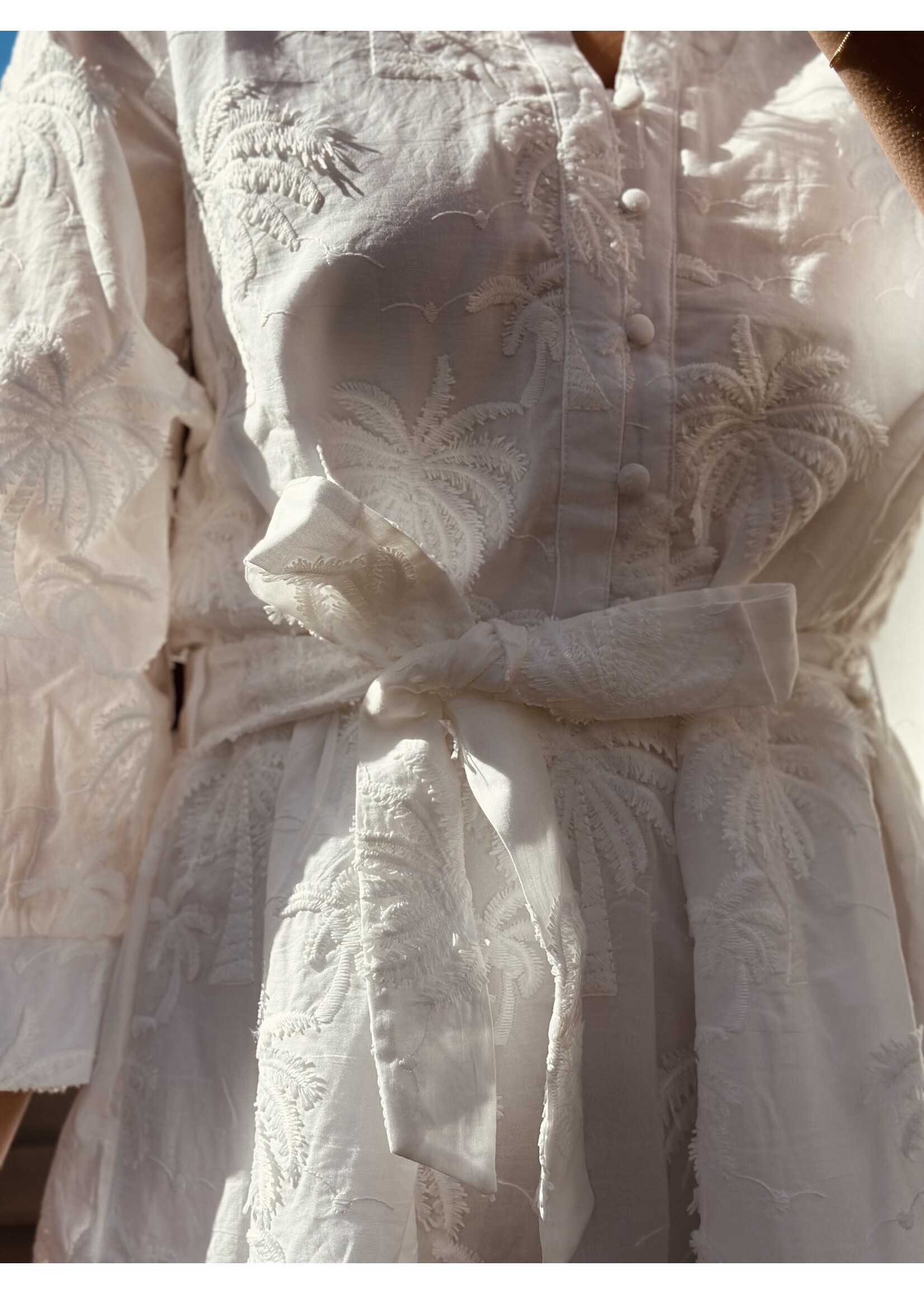 Smashed Lemon Smashed Lemon Livera dress white broderie