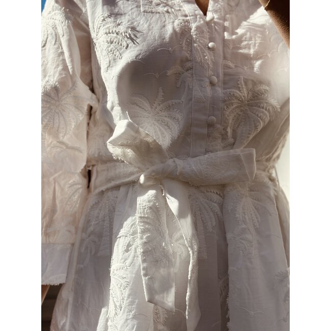 Smashed Lemon Smashed Lemon Livera dress white broderie