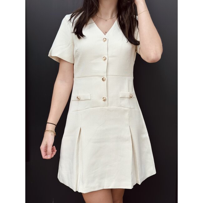 Evetta dress beige