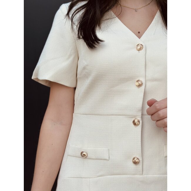 Evetta dress beige