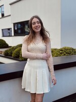 Charlie top broderie camel One Size