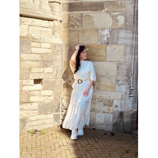 Flora long skirt beige One Size