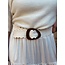 Smashed Lemon Smashed Lemon Josana belt offwhite/brown One Size