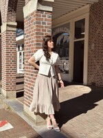 Ze-Ze Ze-Ze Daya long skirt beige