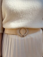 Smashed Lemon Caroline belt beige One Size