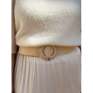 Smashed Lemon Caroline belt beige One Size