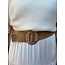 Smashed Lemon Smashed Lemon Marolene belt dark beige One Size
