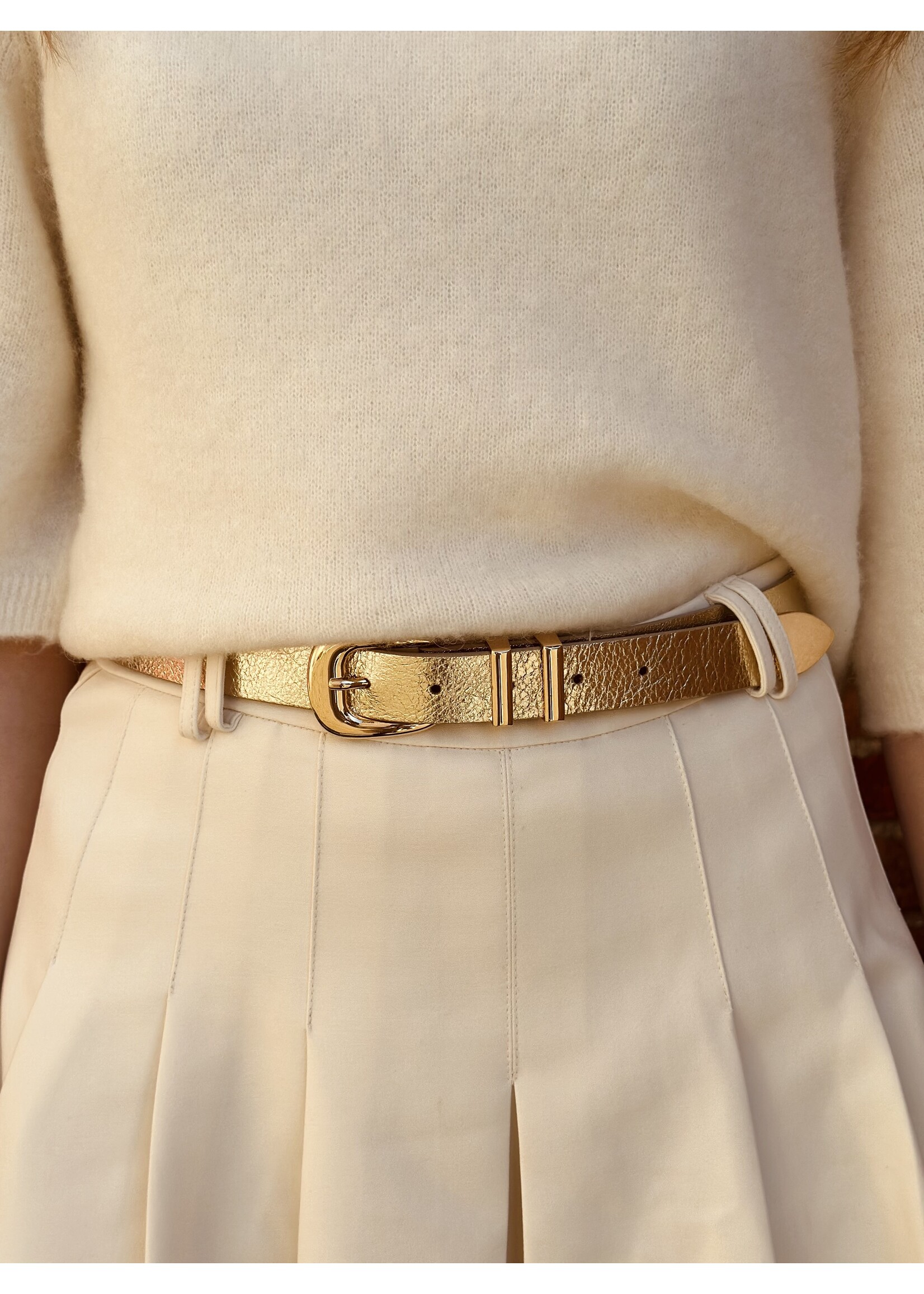 Clara belt gold