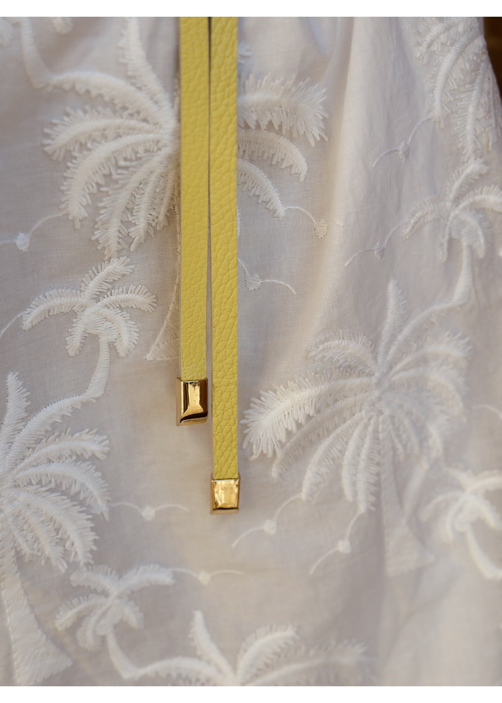 Valerie wrap belt yellow One Size