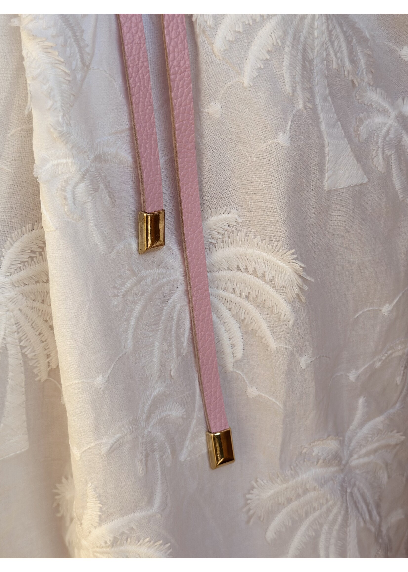 Valerie wrap belt light pink One Size
