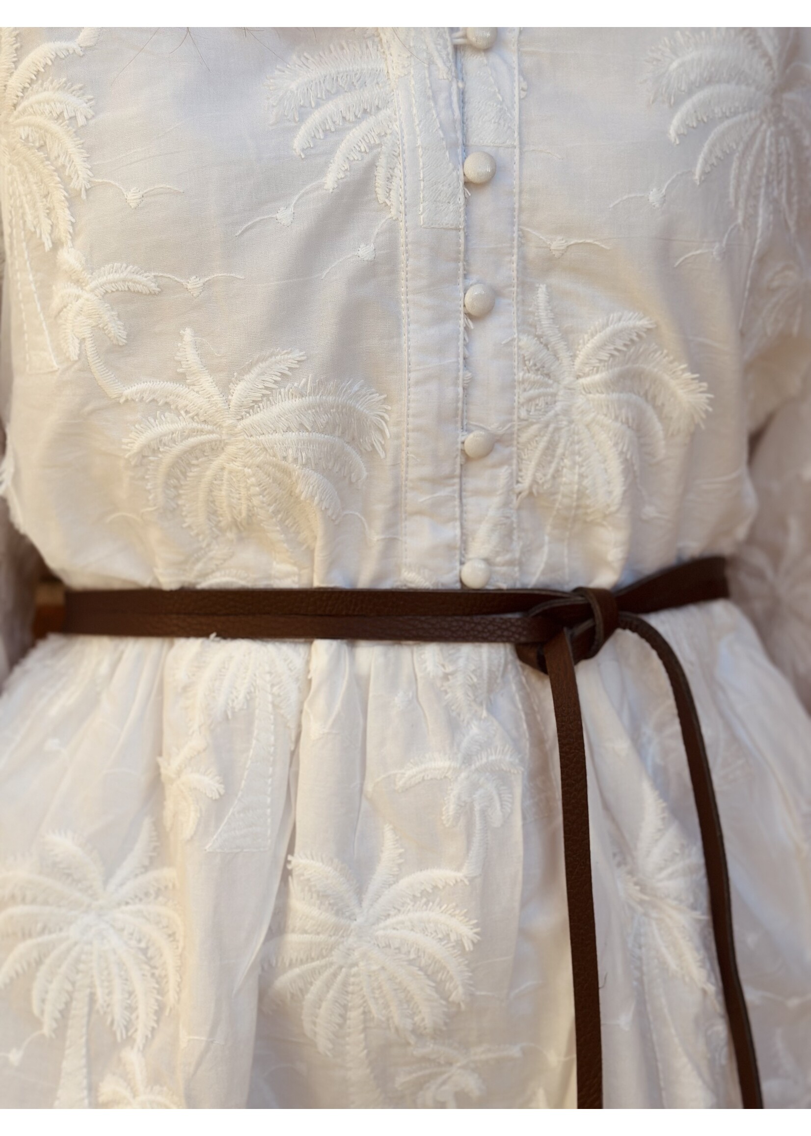 Valerie wrap belt brown One Size