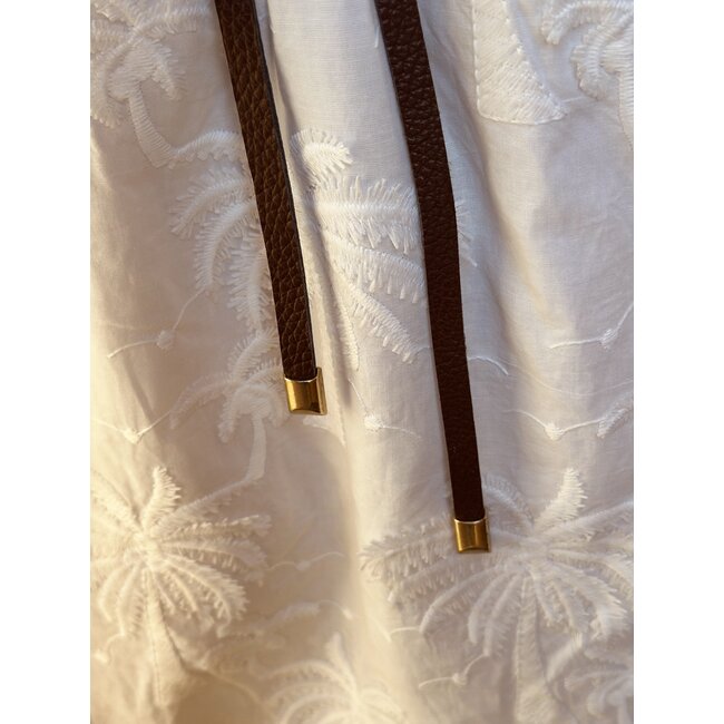 Valerie wrap belt brown One Size