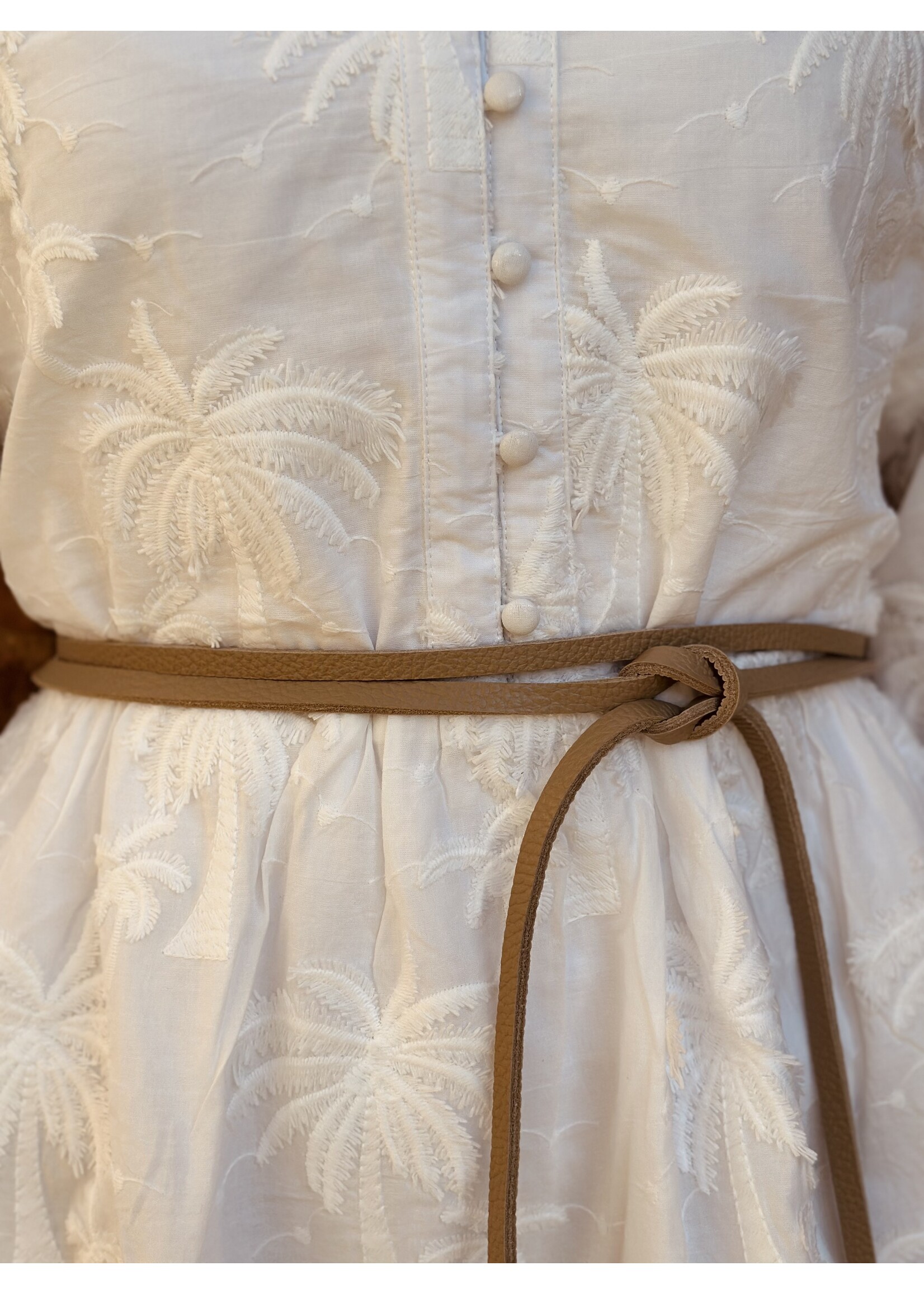 Valerie wrap belt taupe One Size