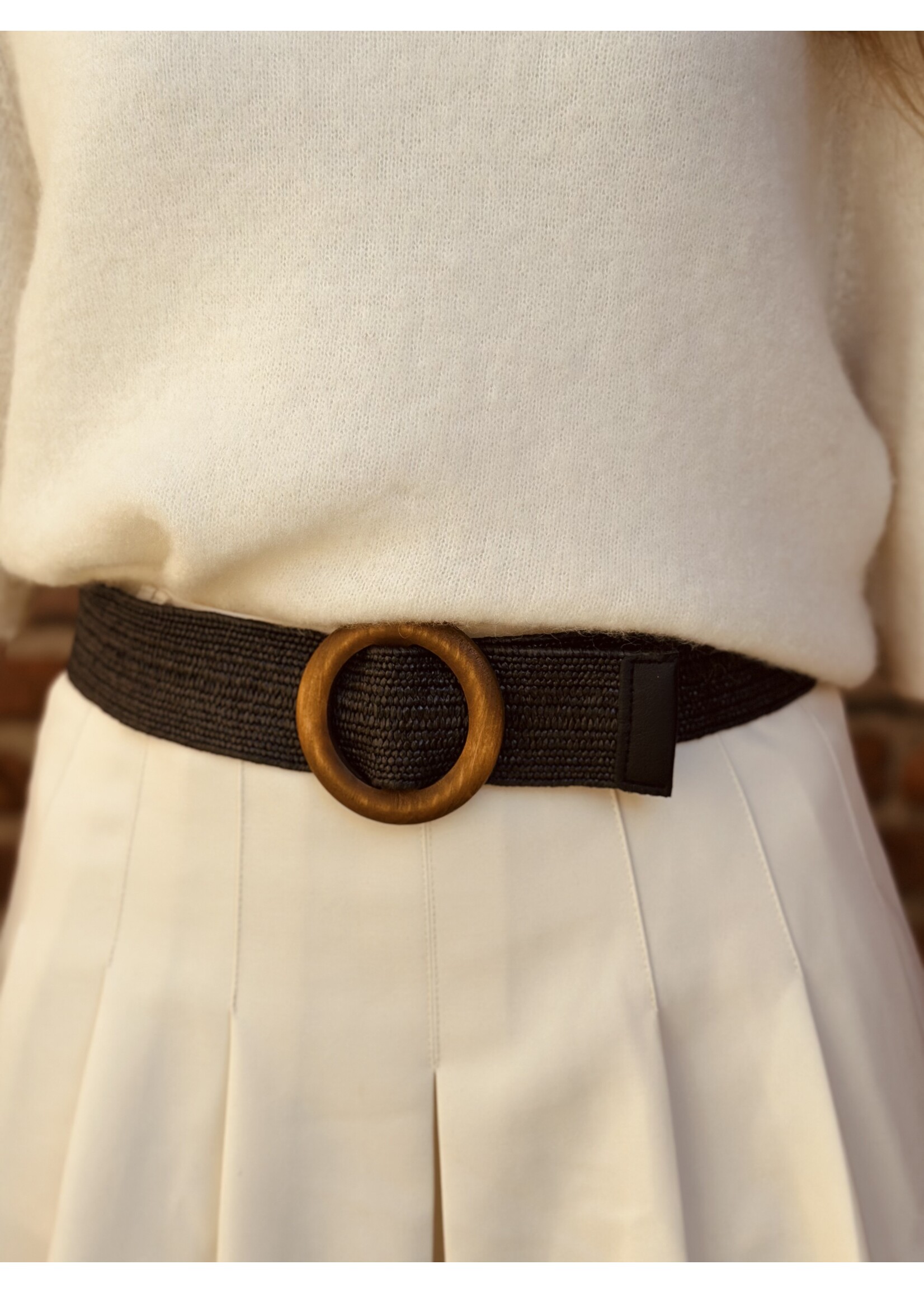 Ilse stretch belt black