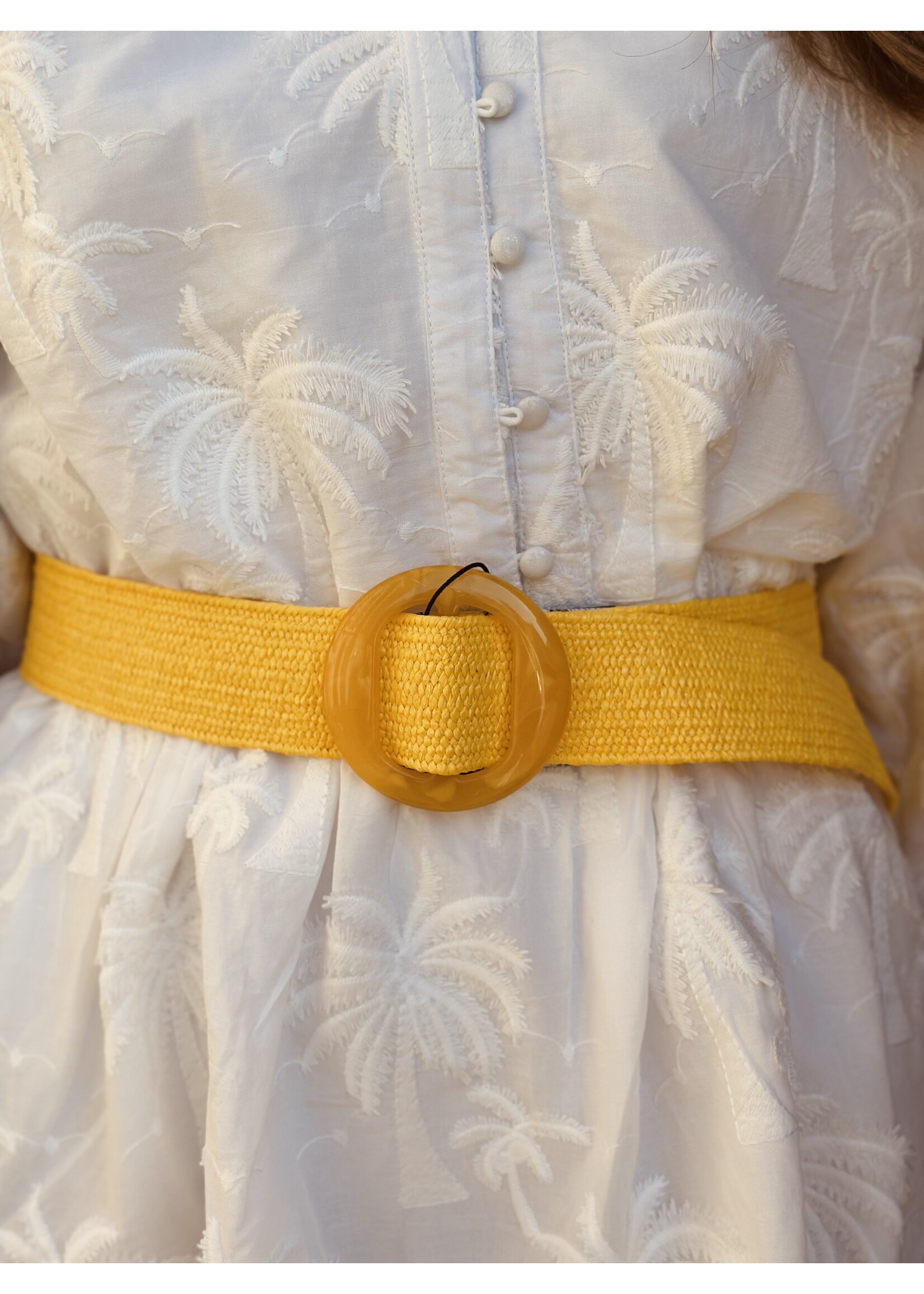 Smashed Lemon Bowi belt yellow One Size