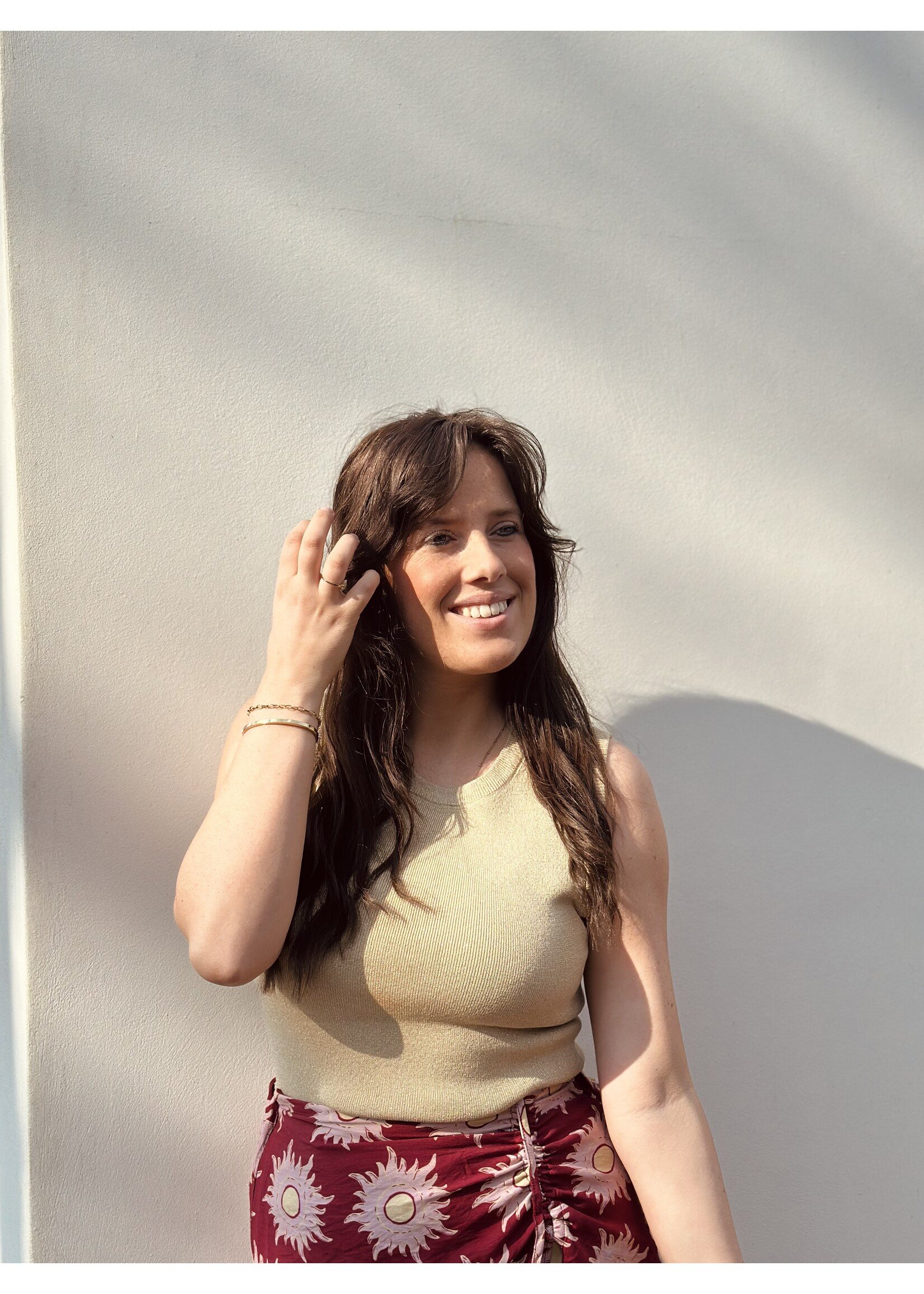 Lofty Manner Lofty Manner Arwen top gold