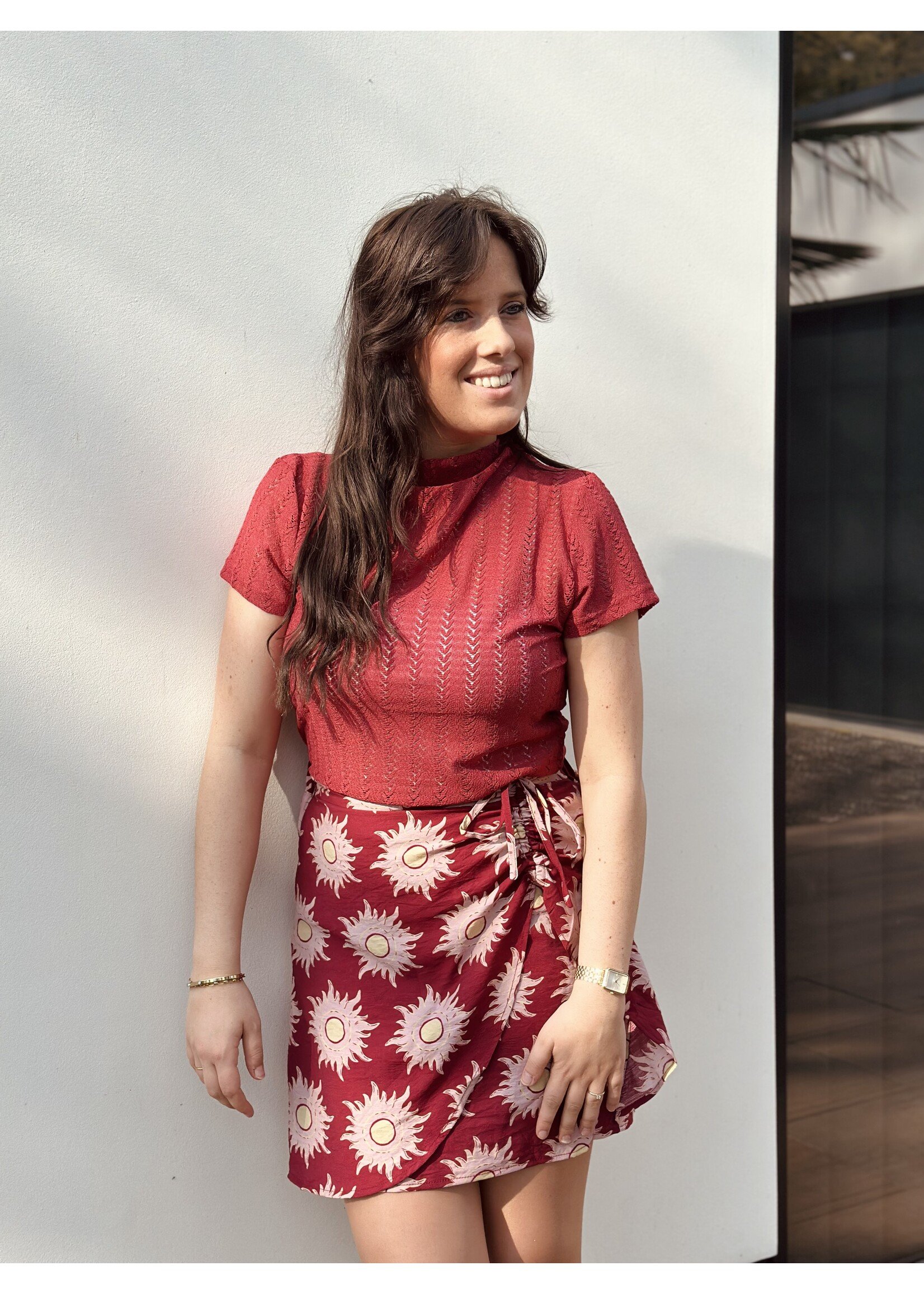 Lofty Manner Lofty Manner Isley top brique red