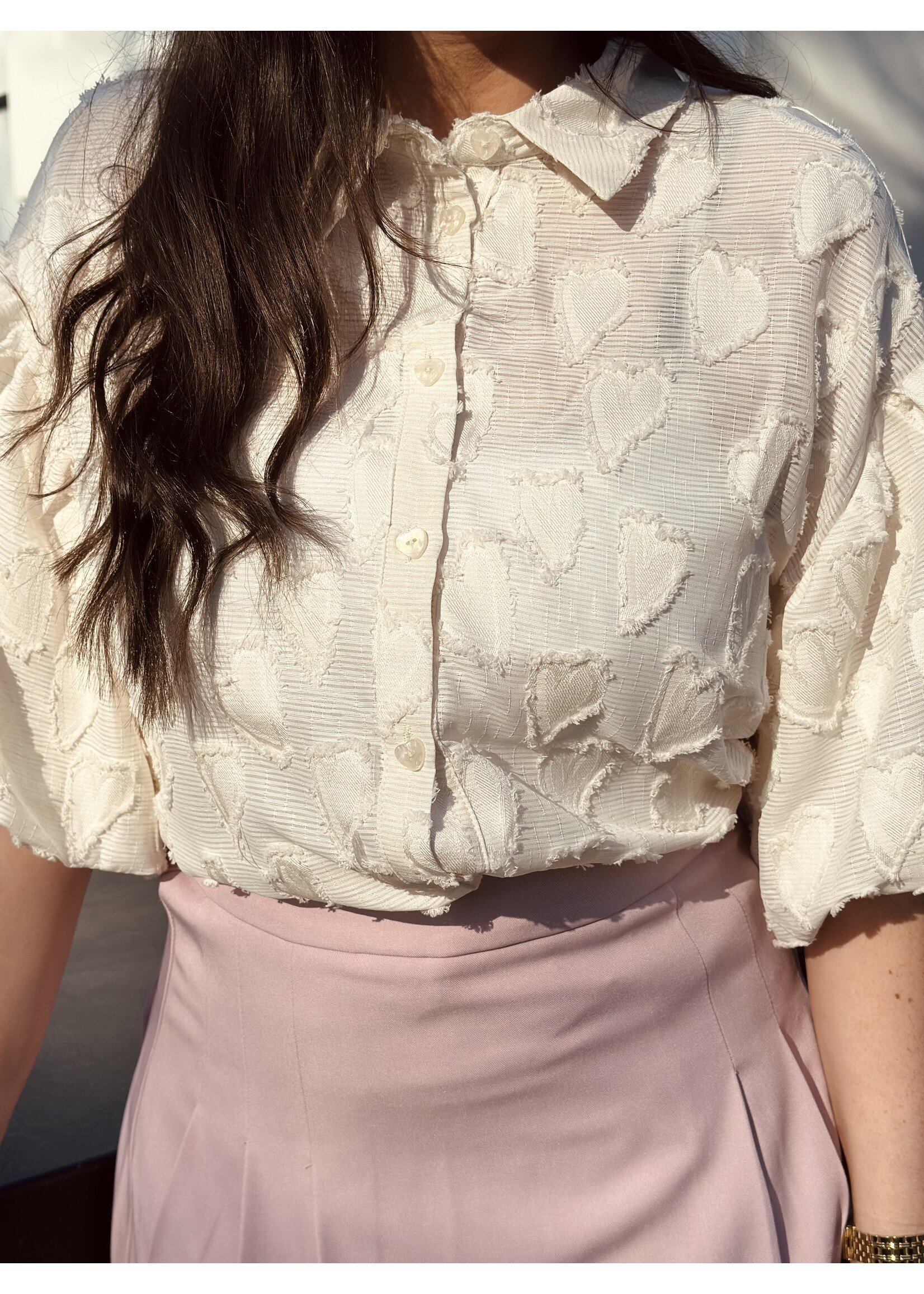 Lofty Manner Lofty Manner Juna blouse beige