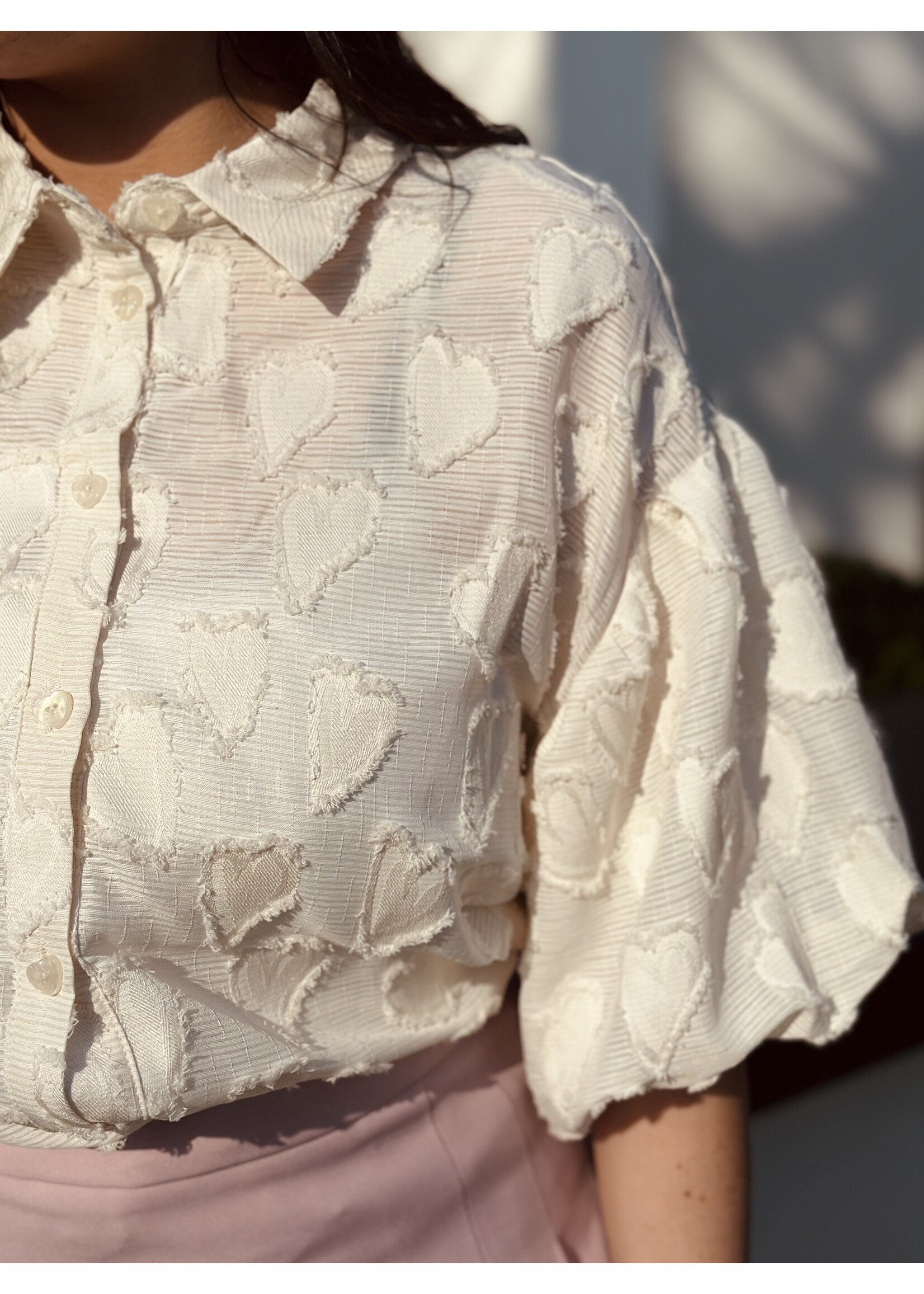 Lofty Manner Lofty Manner Juna blouse beige