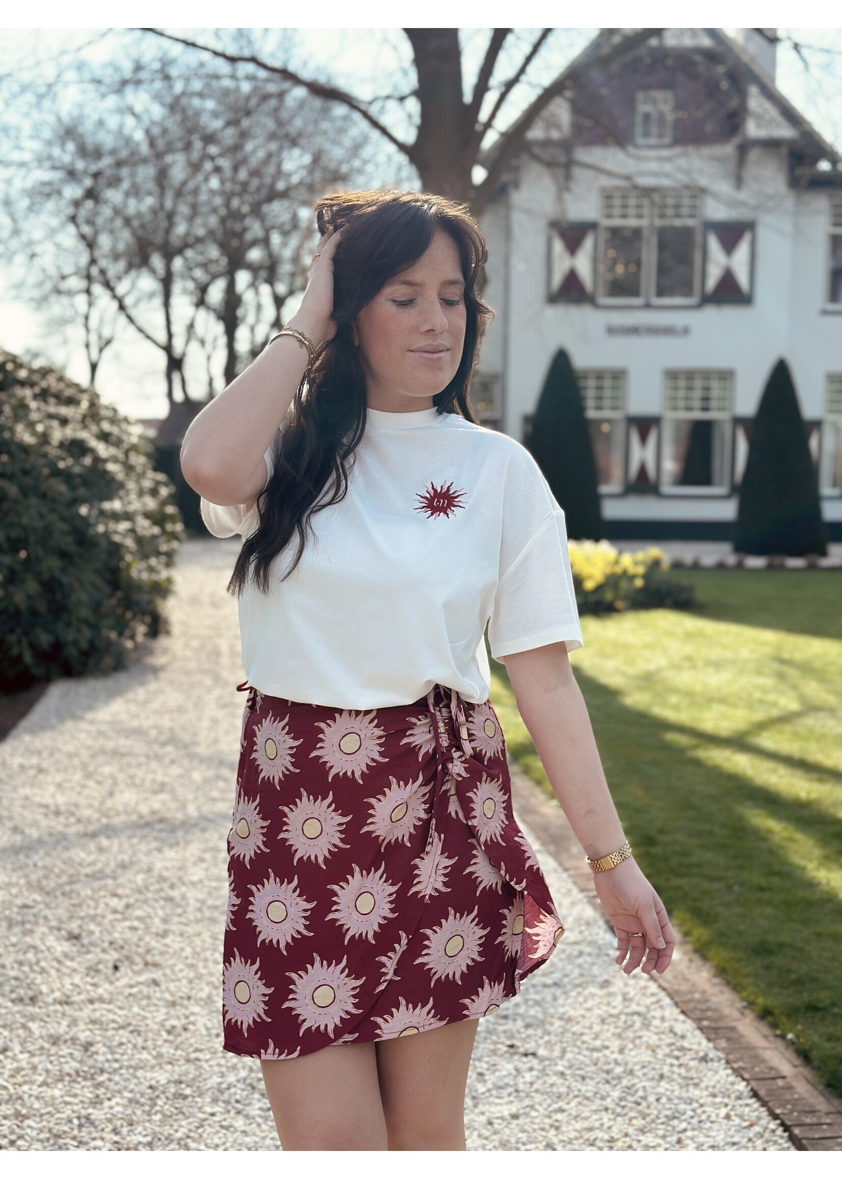 Lofty Manner Lofty Manner Tivanna T-shirt white print