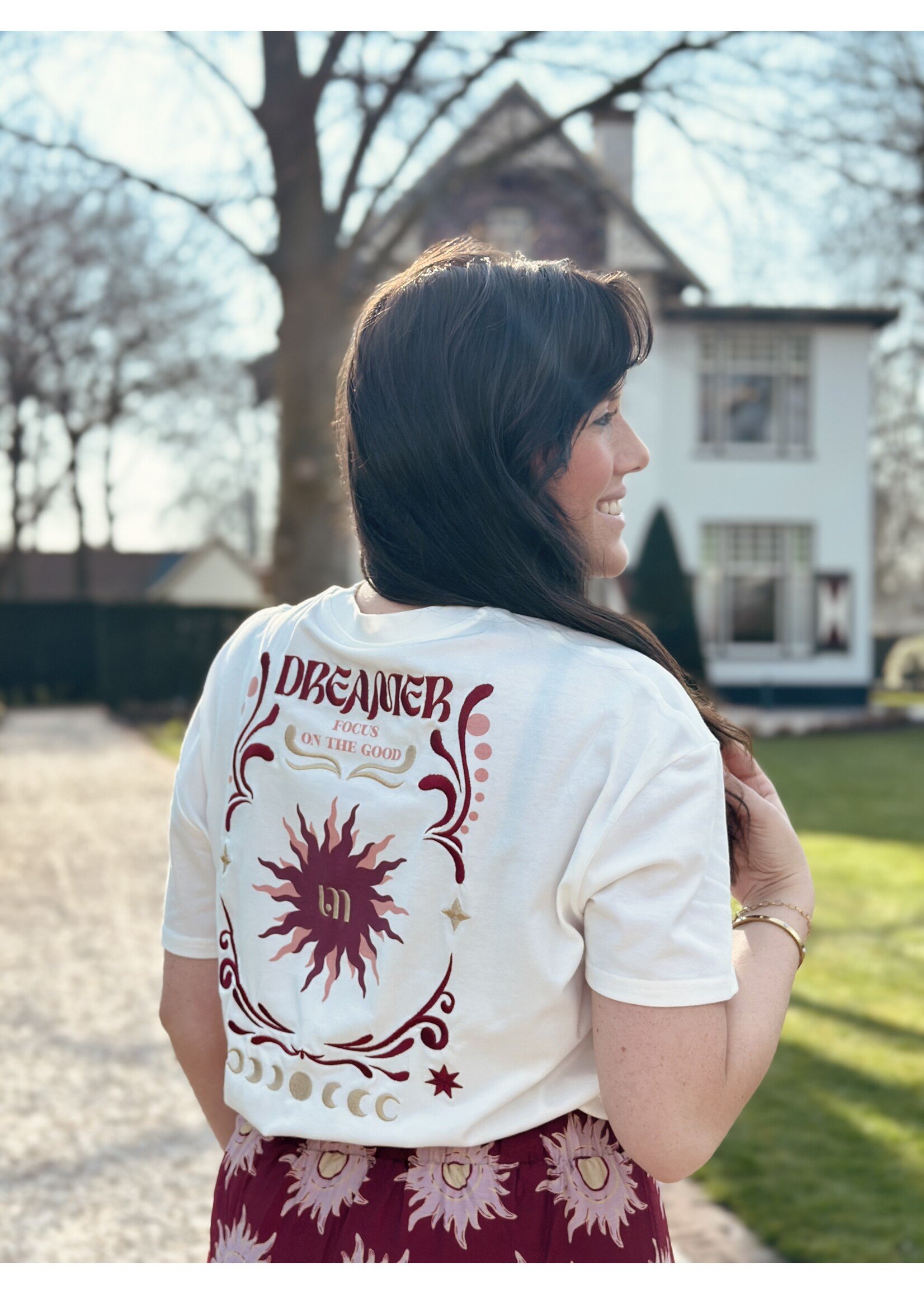 Lofty Manner Lofty Manner Tivanna T-shirt white print