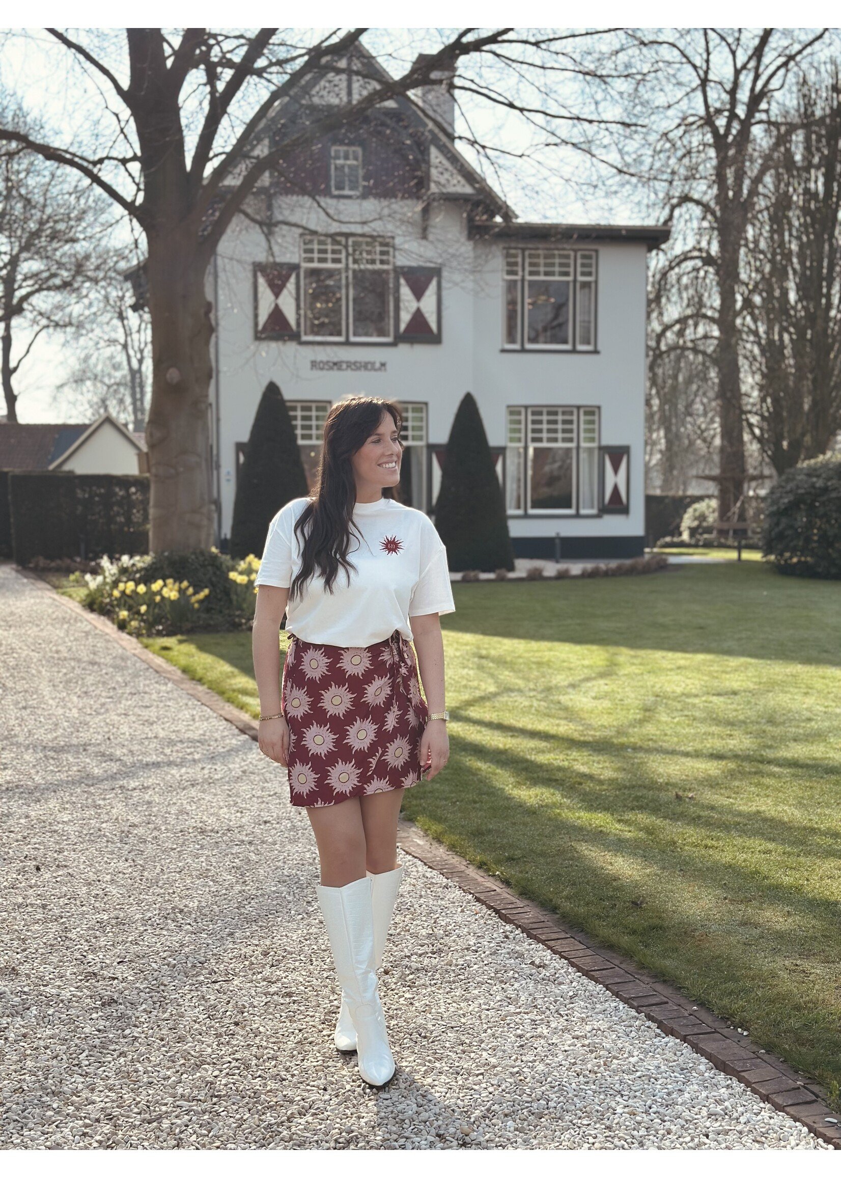 Lofty Manner Lofty Manner Tivanna T-shirt white print