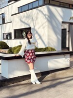 Lofty Manner Lofty Manner Azura skirt brique print