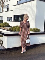 Sisters Point Sisters Point Tamara dress brown print