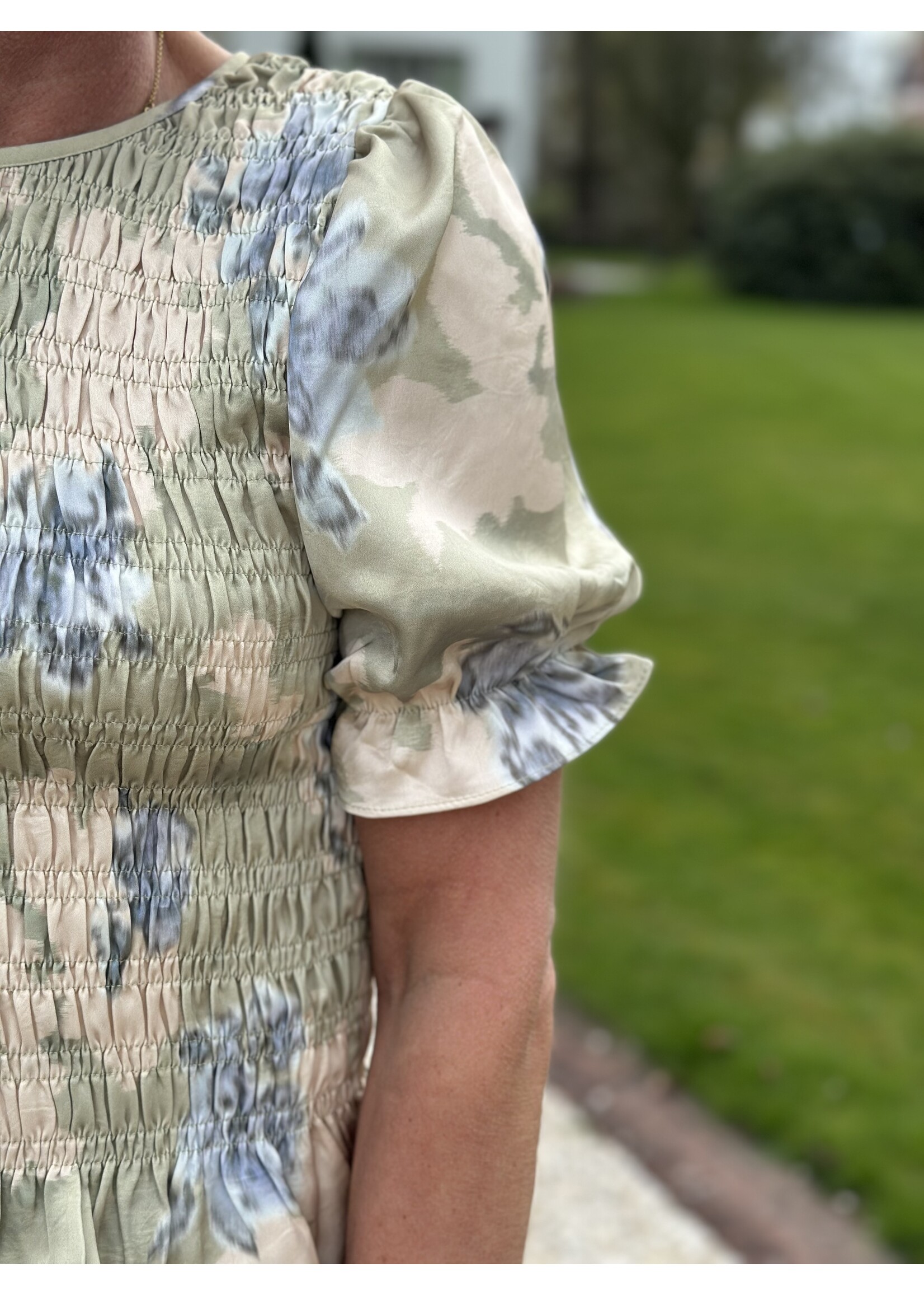 Sisters Point Sisters Point Pauline top flower print green