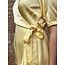 Sisters Point Sisters Point Petra satin dress yellow