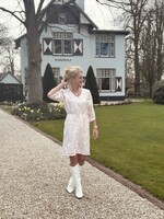 Sisters Point Sisters Point Lotta lace dress pink