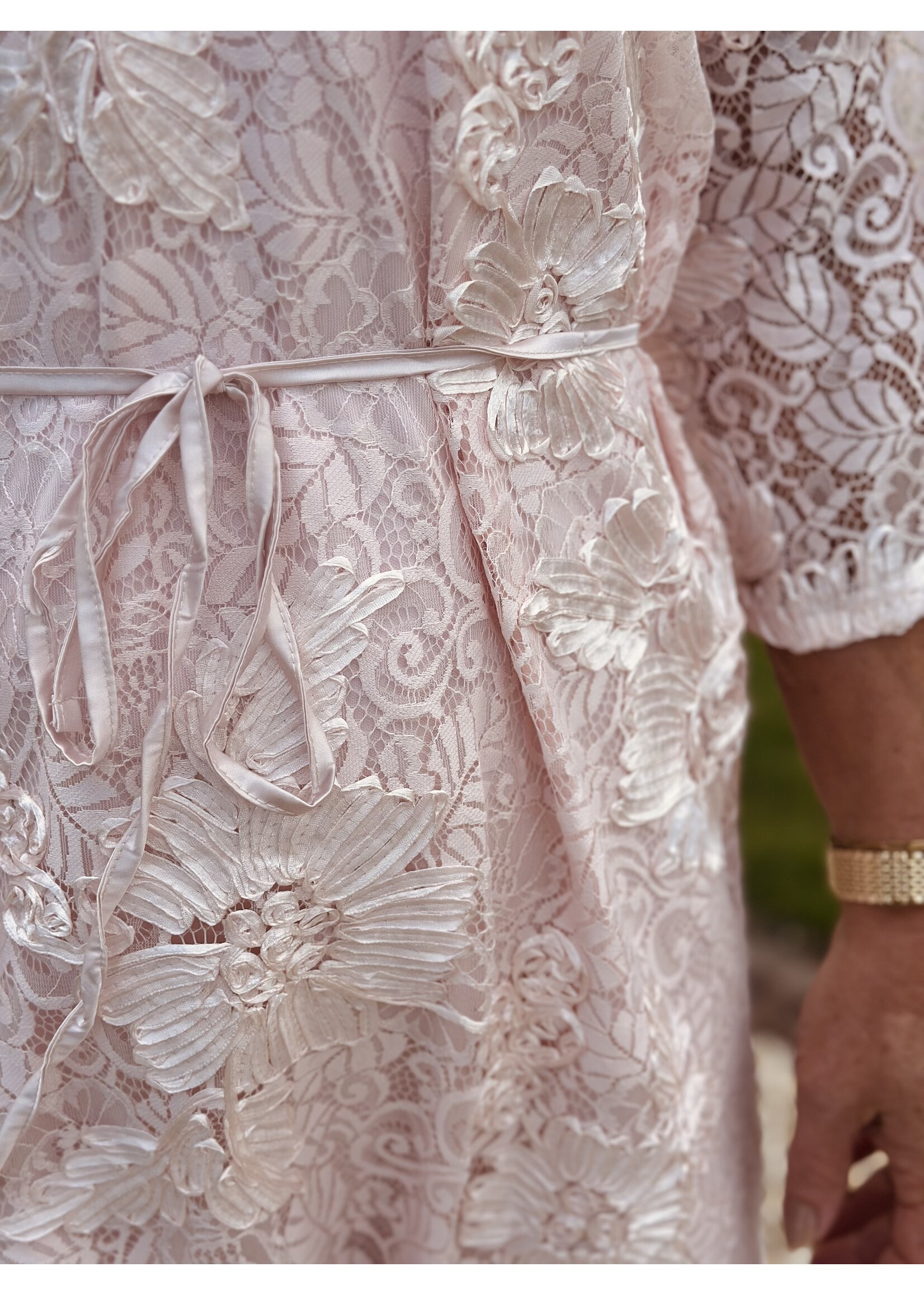 Sisters Point Sisters Point Lotta lace dress pink