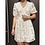 Sisters Point Sisters Point Lotte broderie dress white