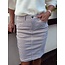 Ze-Ze Liza skirt print camel/offwhite