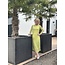 Maey long bodycon dress green