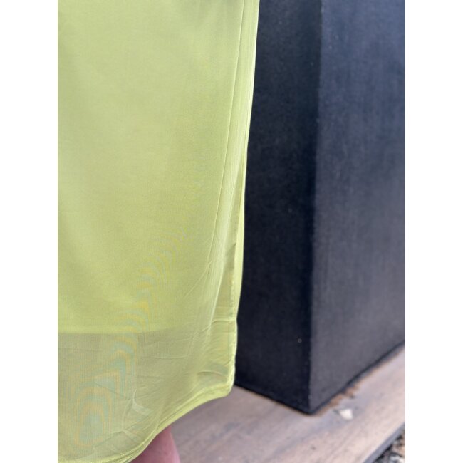 Maey long bodycon dress green