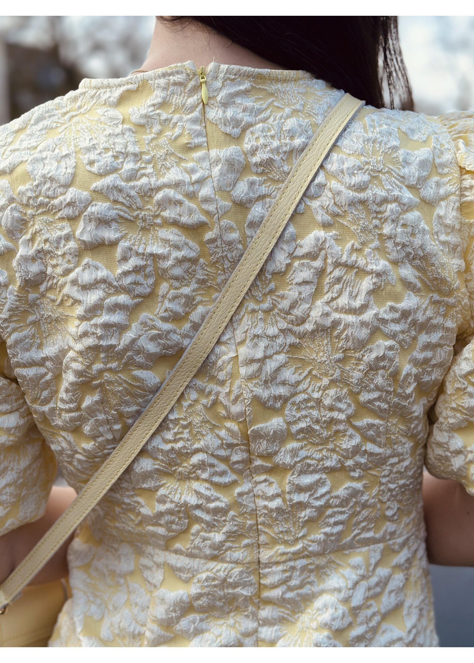 Lieve dress flower print yellow