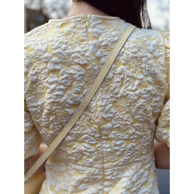 Lieve dress flower print yellow